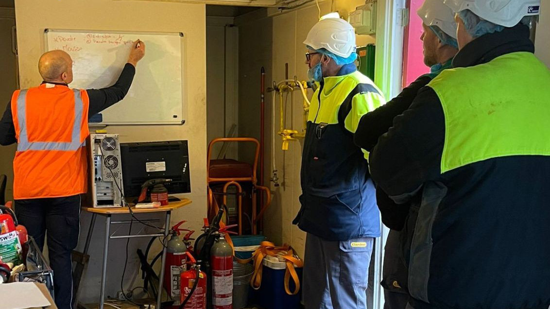 Formation recyclage incendie équipier intervention extincteur RIA CCPI